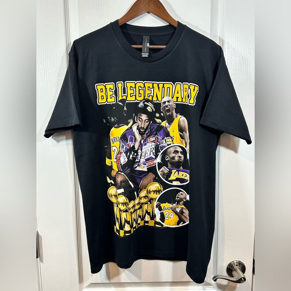 Kobe Bryant Vintage look “Be Legendary” Tee shirt, Size L - NWOT